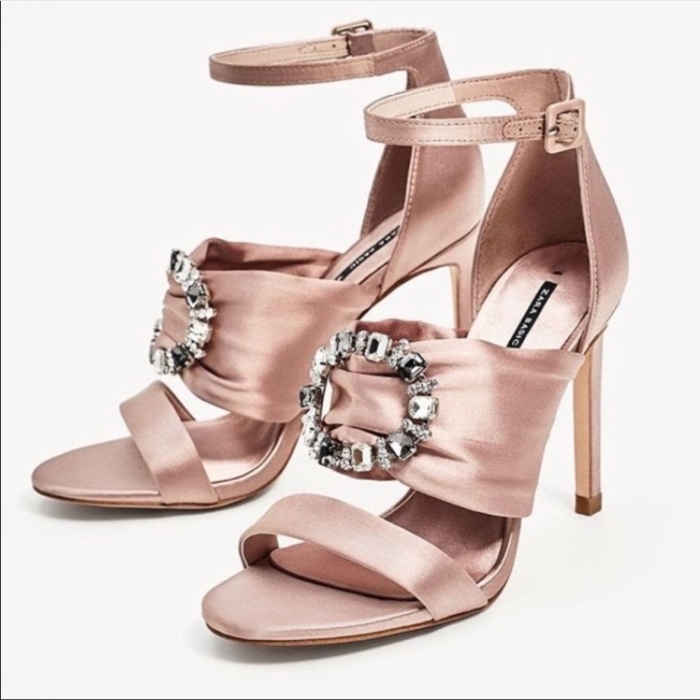 Zara Blush Heels